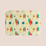 Atomic Diamond Retro Bath Mat by Love Vision Karma
